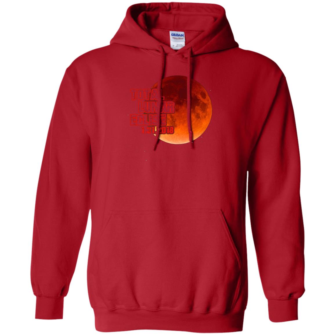 Blood Moon T-shirt Total Lunar Eclipse 1.31.2018 Red