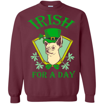 Saint Patrick's Day T-shirt Irish For A Day Maroon