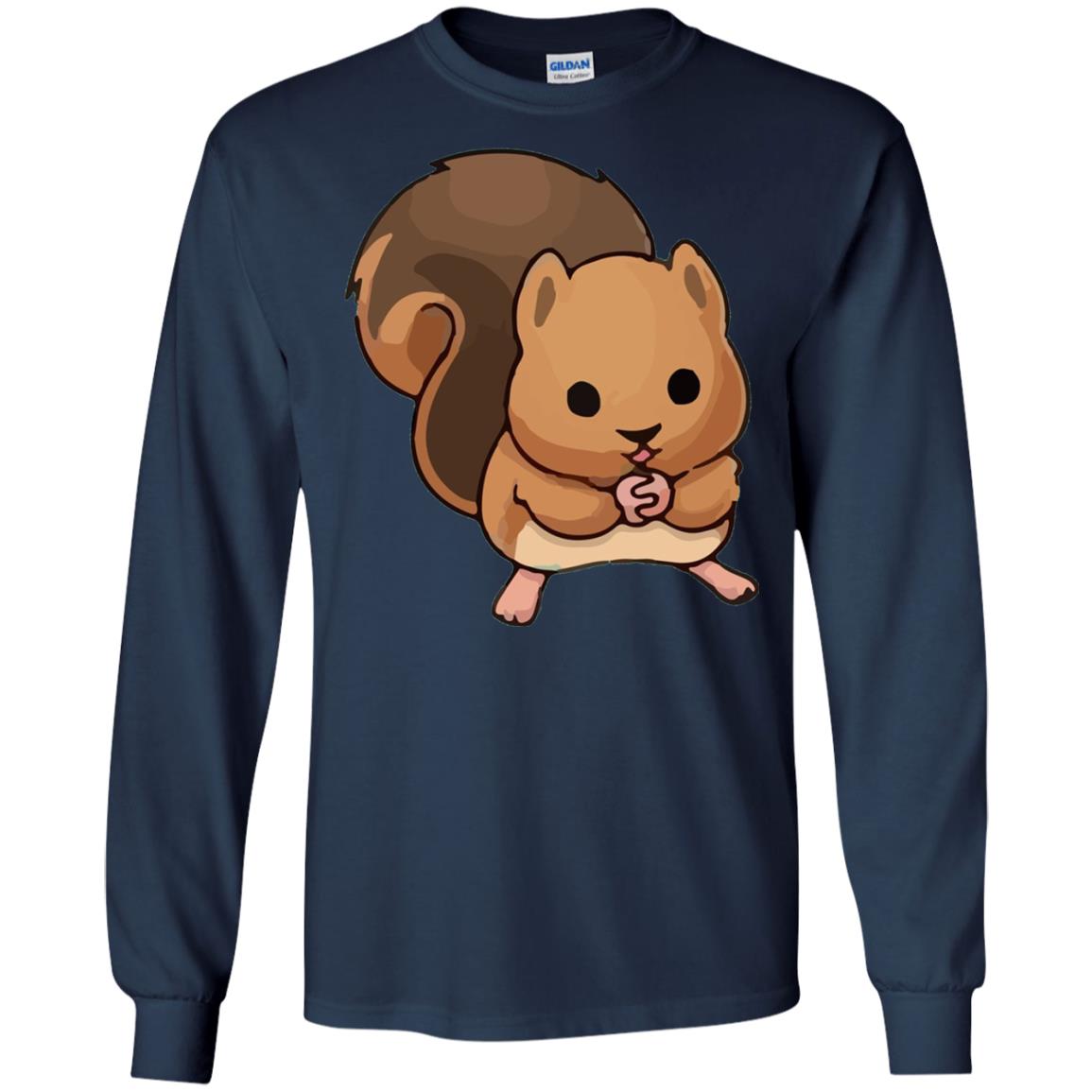 Cute Squirrel Graphic T-shirt Navy