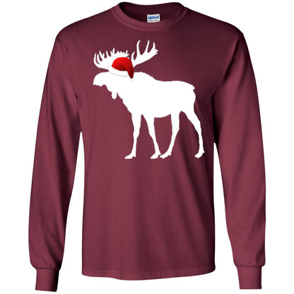 Christmas T-shirt Reindeer Maroon