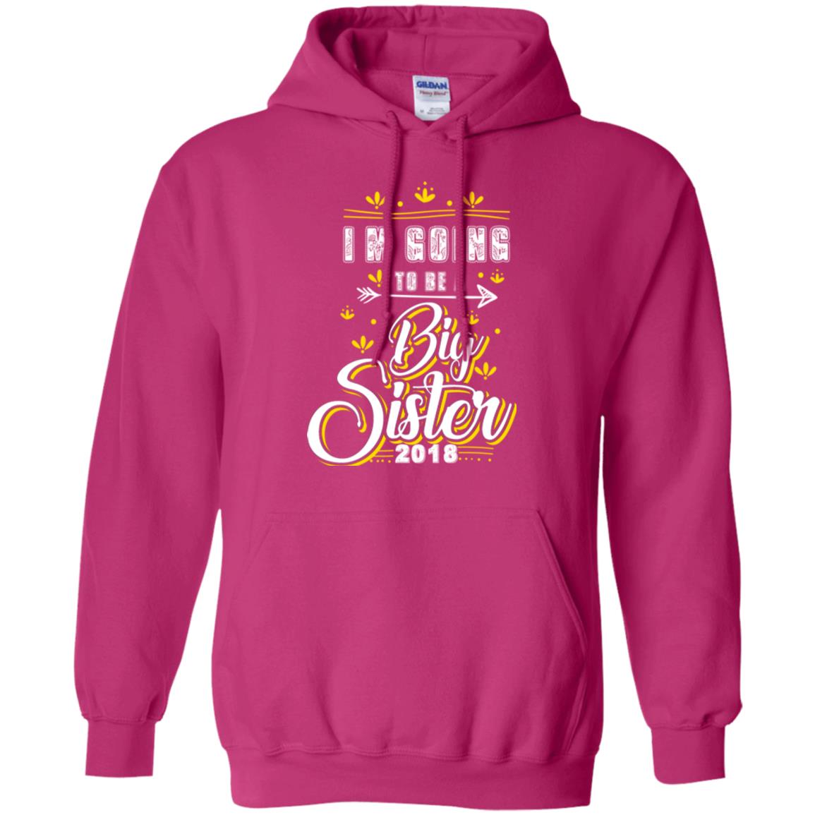 Family T-shirt I'm Going To Be A Big Sister 2018 Heliconia