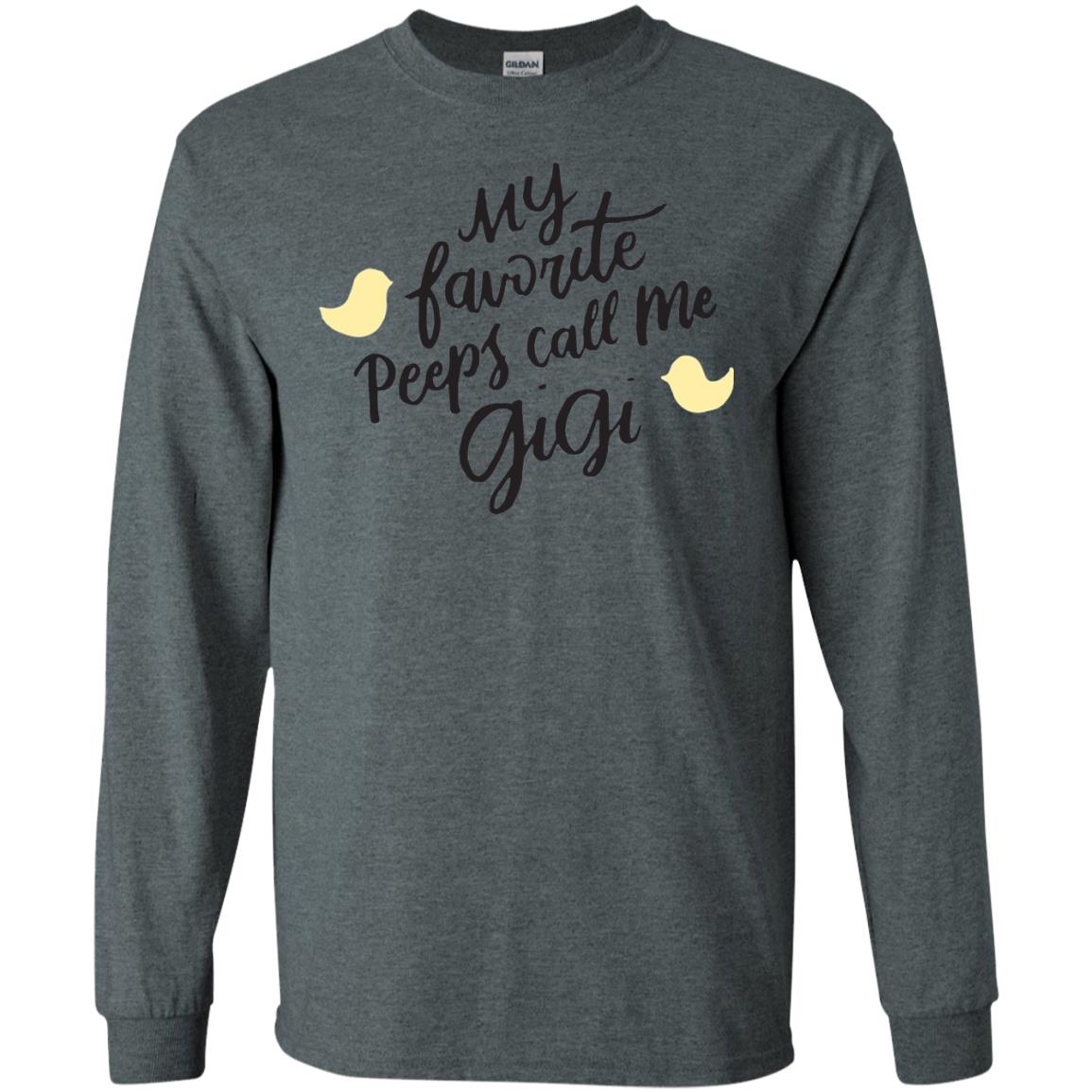 My Favorite Peeps Call Me Gigi Shirt Dark Heather