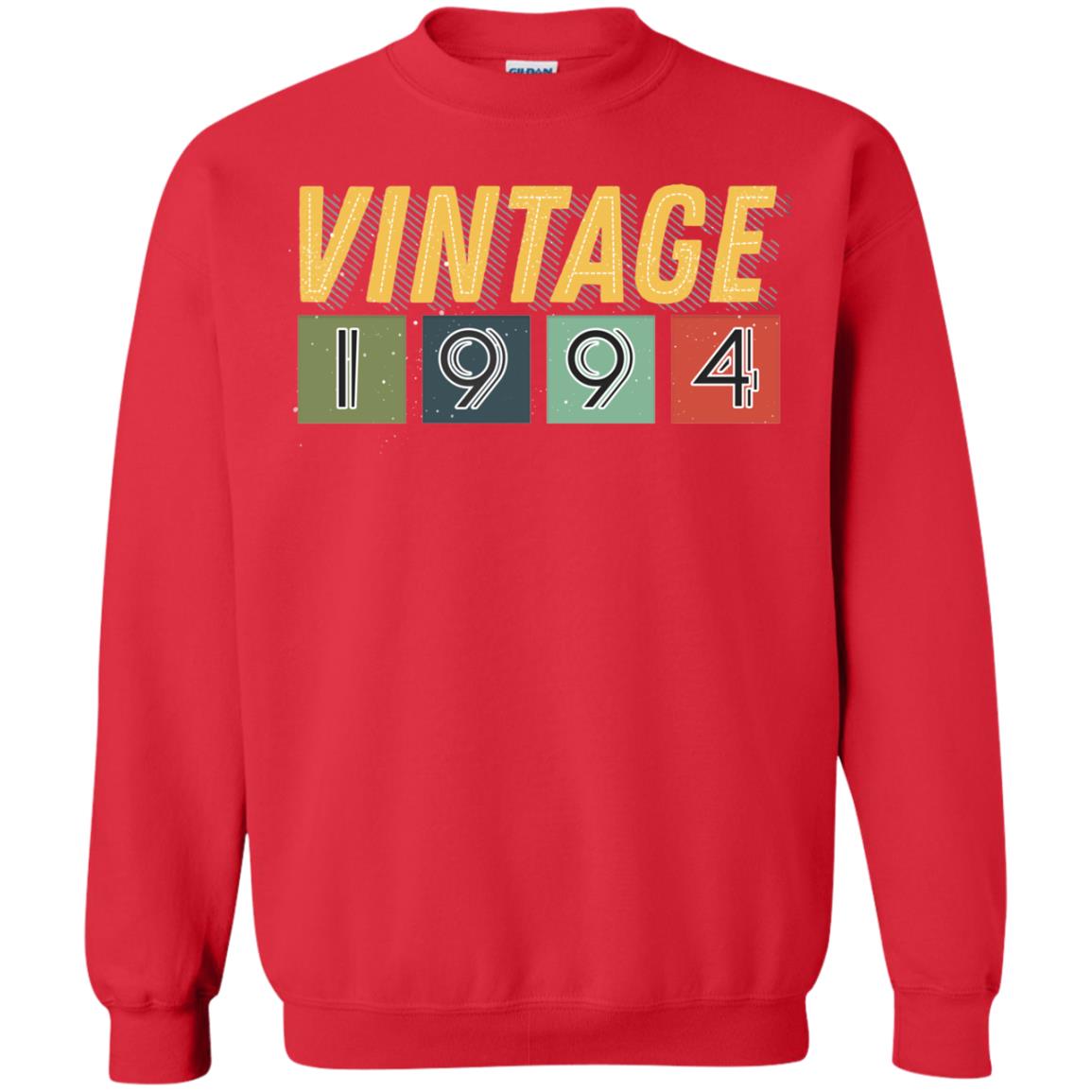 Vintage 1994 24th Birthday Gift Shirt For Mens Or Womens Red