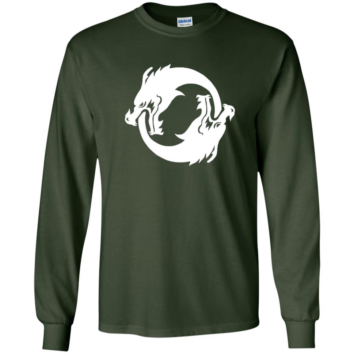 Dargon Lovers T-shirt Overwatch Hanzo Seal Spray Forest Green