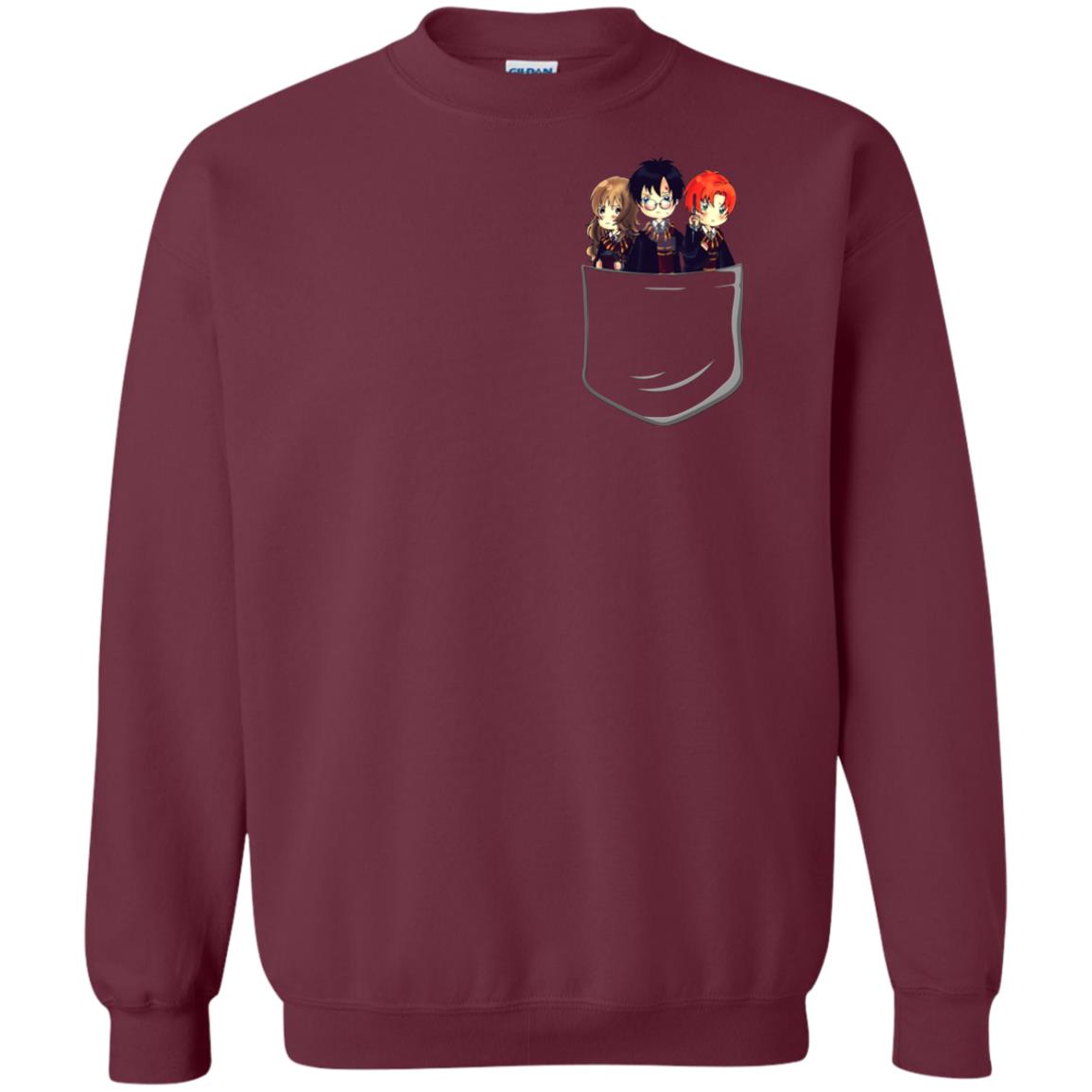 Harry Potter Pocket Movie Lover T-shirt Maroon