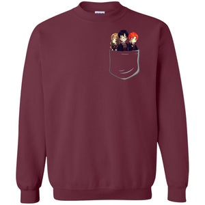 Harry Potter Pocket Movie Lover T-shirtG180 Gildan Crewneck Pullover Sweatshirt 8 oz.