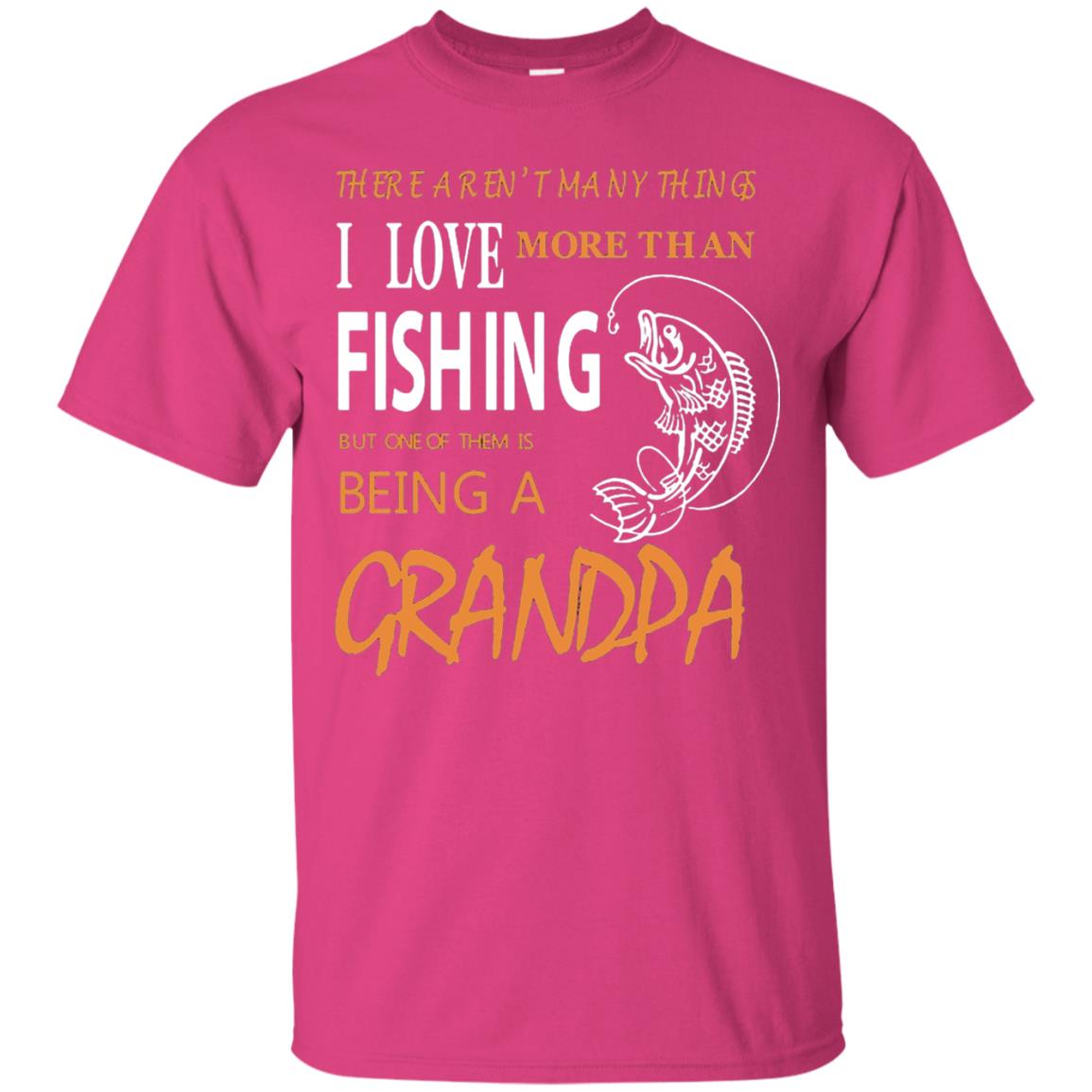 Fishing Grandpa Shirt I Love More Than Fishing Heliconia