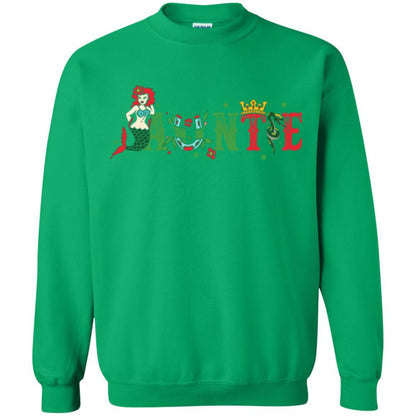 Aunt T-shirt Mermaid Auntie T-shirt Irish Green