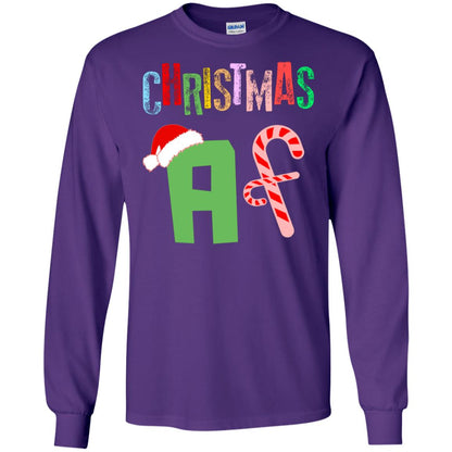Chrismas Af X-mas Gift Shirt For Mens Or Womens Purple