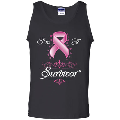 I Am A Survivor Breast Cancer Awareness Shirt Black