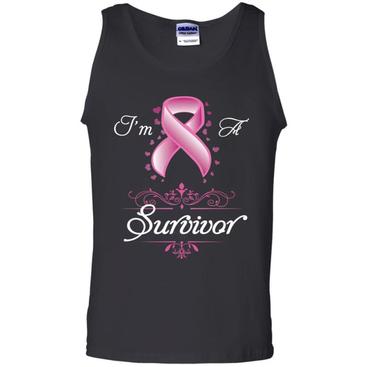 I Am A Survivor Breast Cancer Awareness Shirt Black