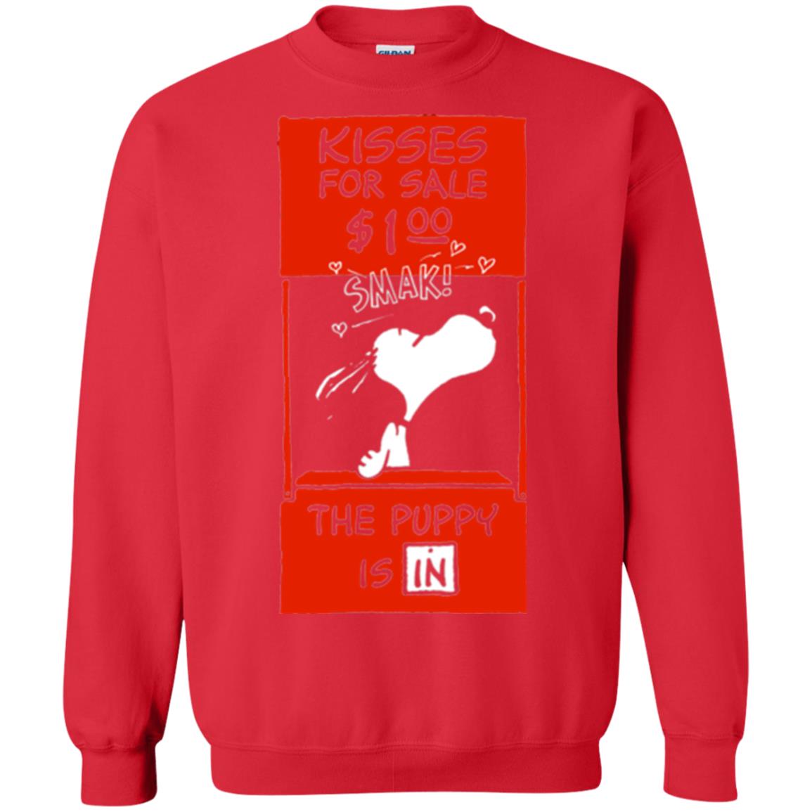 Peanuts Snoopy Kisses Valentines T-shirt Red