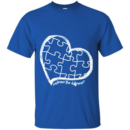 Autism Awareness Shirt Embrace Differences Royal
