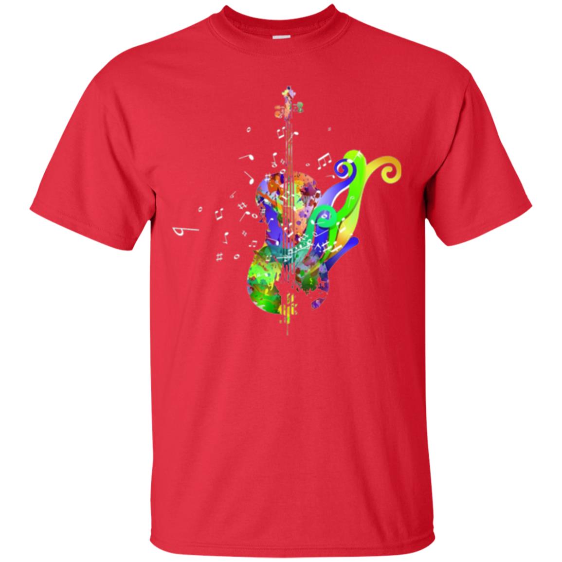 Violin Musical Artist Music T-shirt Red