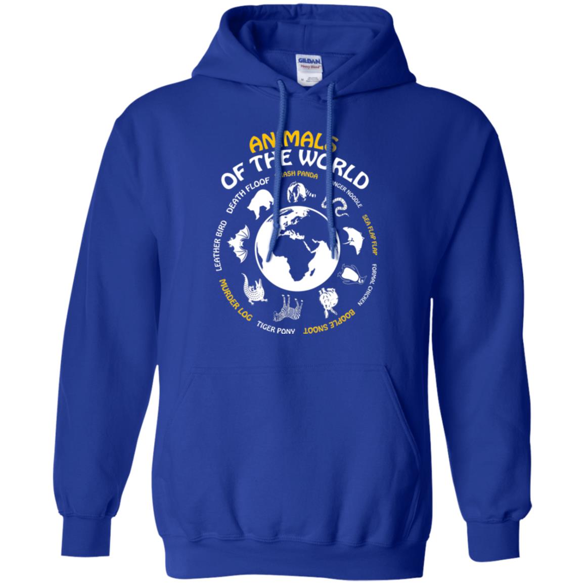 Save The Animals T-shirt Rare Animals Of The World Royal