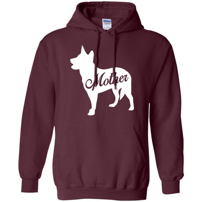 American Cattle Dog Mom T-shirt Maroon