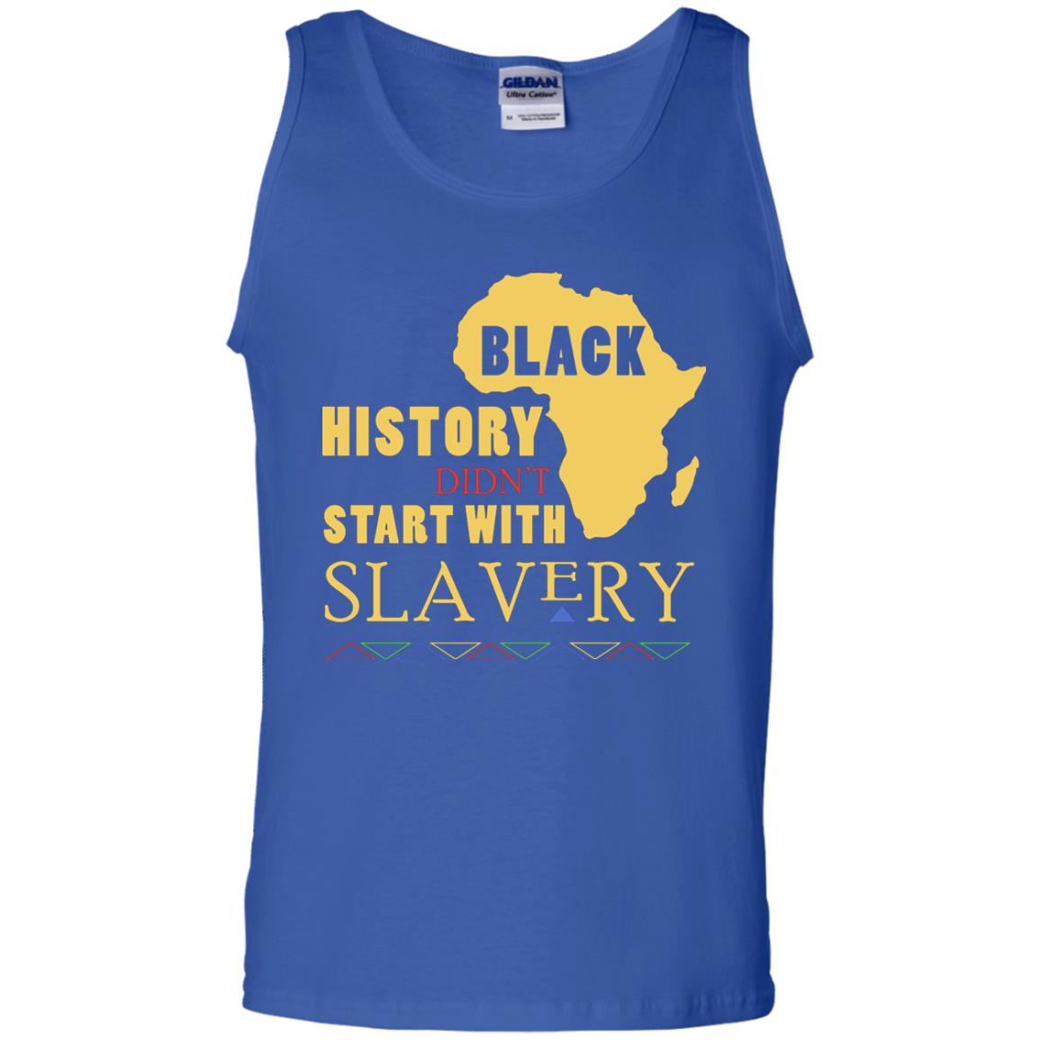 African American T-shirt Black History Didn't Start With Slavery Royal