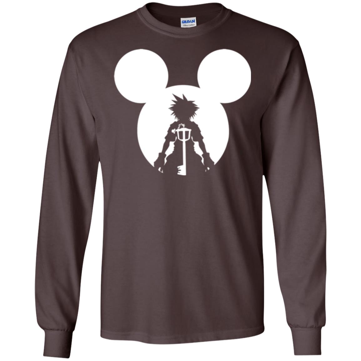 Mickey Lovers T-shirt Disney Kingdom Hearts Dark Chocolate
