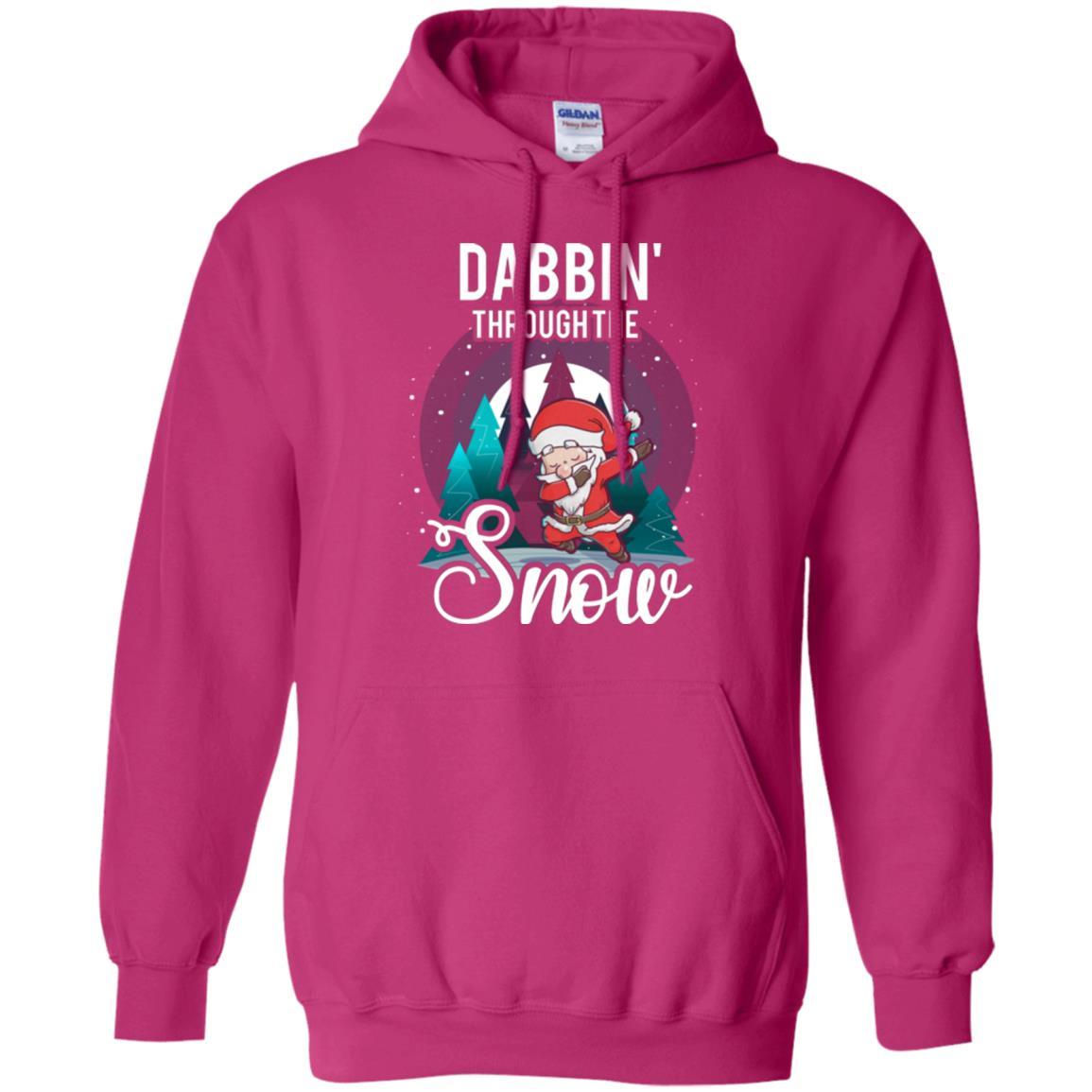 Christmas T-shirt Santa Claus Dabbing Through The Snow Heliconia