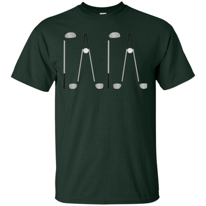 Golf Lovers T-shirt Papa Forest Green