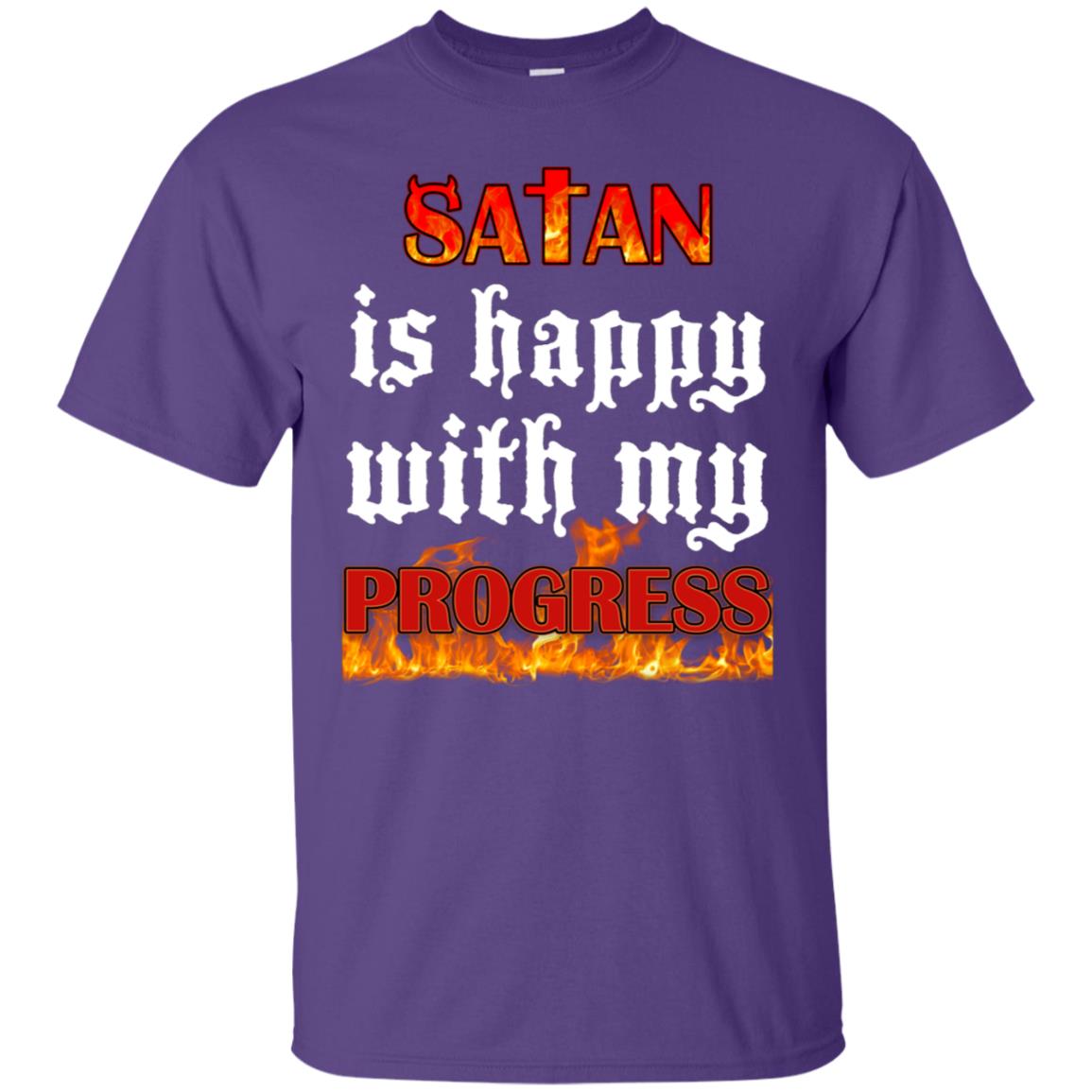 Santa Is Happy With My Progress Shirt Purple
