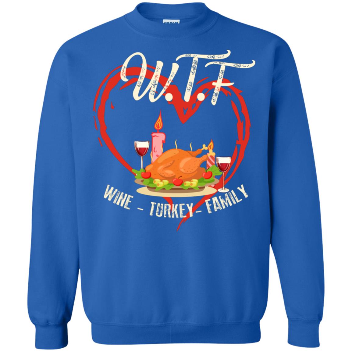 Turkey Wine Family Thanksgiving Drinking Gift Shirt For Family Royal