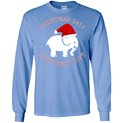 Elephant T-shirt Christmas 2017 T-shirt Carolina Blue