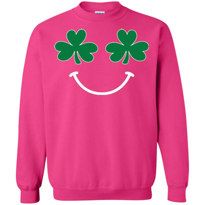Saint Patrick's Day T-shirt Smiling Shamrocks Heliconia