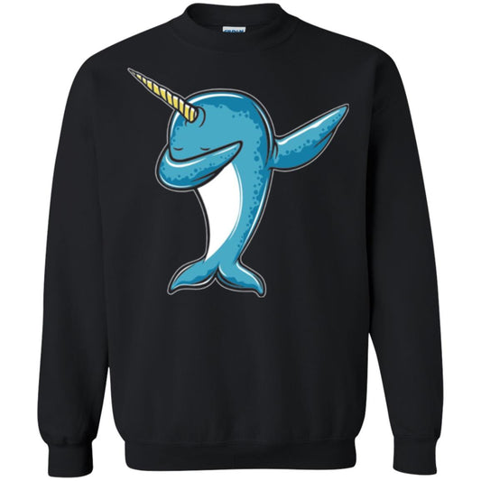 Dabbing Narwhal T-shirt Black