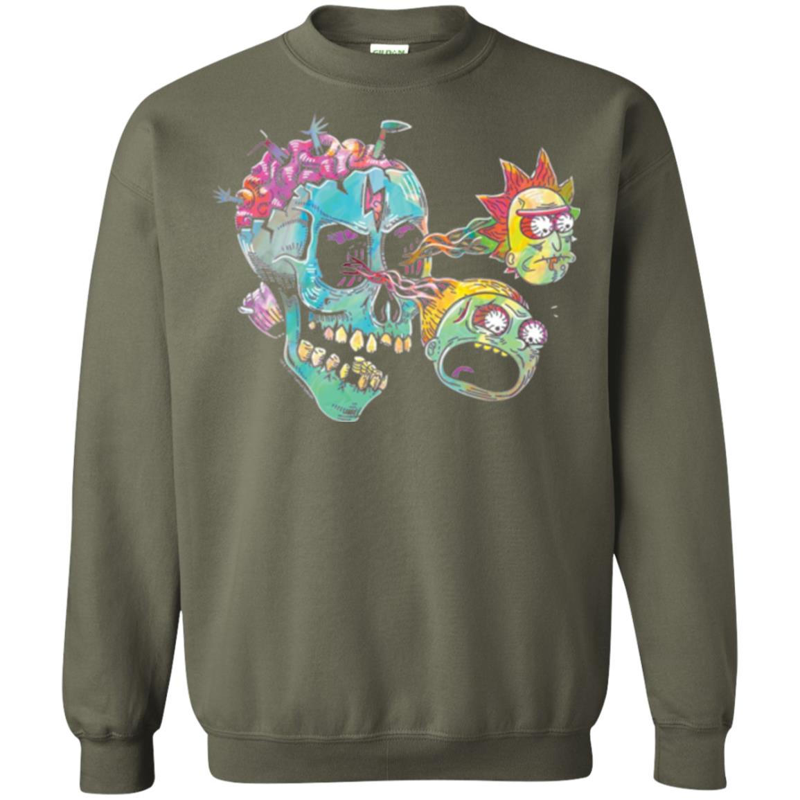 Movie T-shirt Eyeballs Military Green