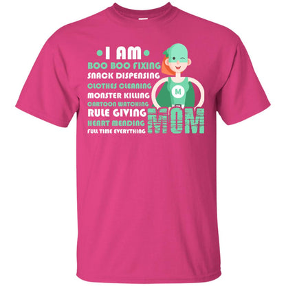 I Am Boo Boo Fixing Snack Dispensing Mommy T-shirt Heliconia