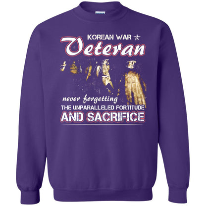 Korean War Veteran Never Forgetting The Unparalleled Fortitude And Sacrifice Purple