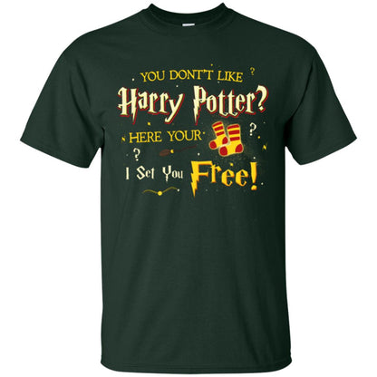 You Don_t Like Harry Potter Here Your I Set You Free Movie T-shirt Forest