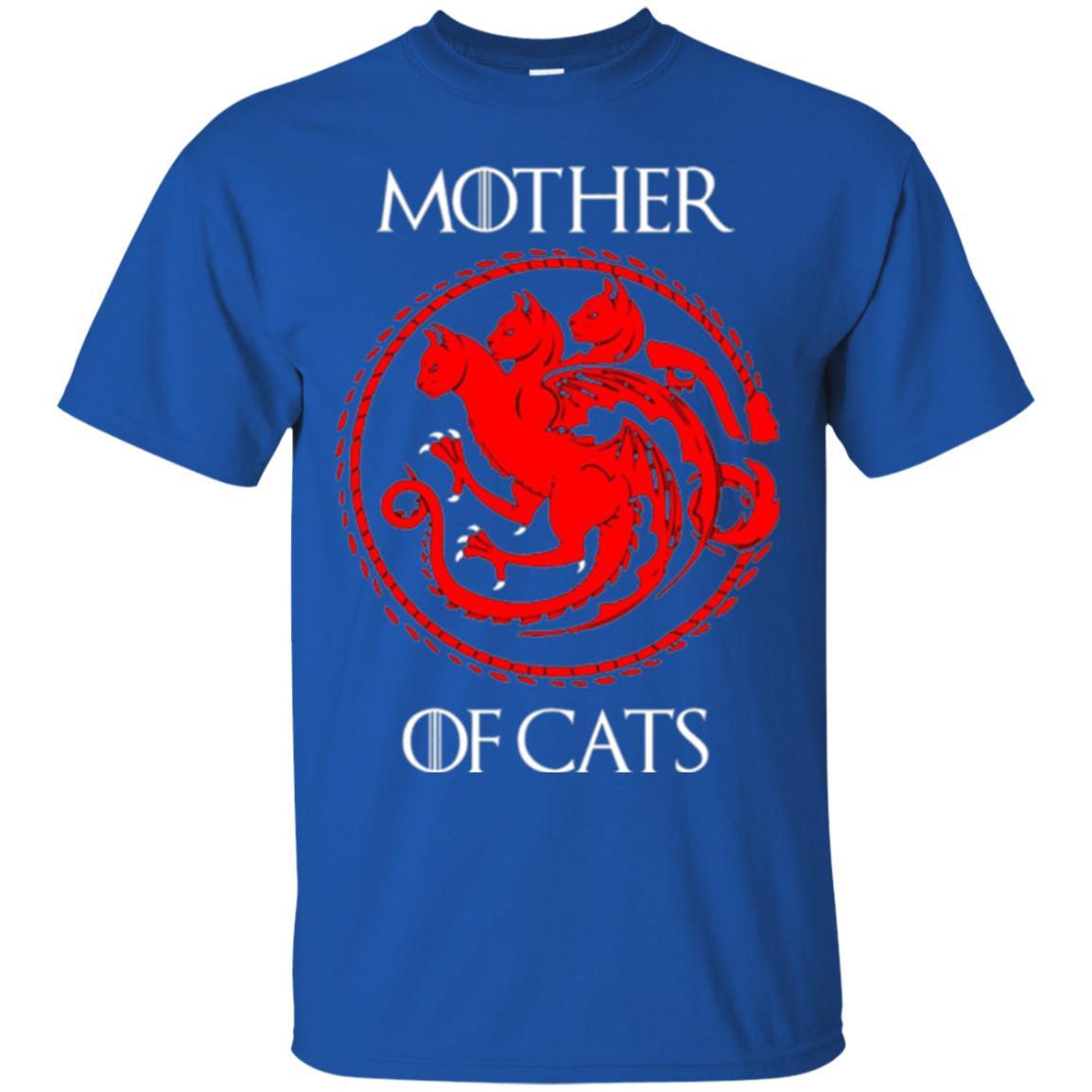 Cat Lover T-shirt Mother Of Cats Hot Royal