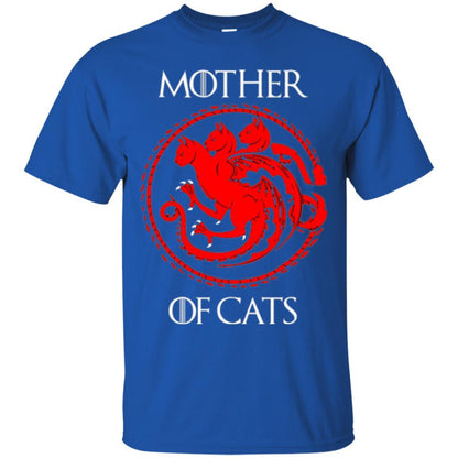 Cat Lover T-shirt Mother Of Cats Hot Royal