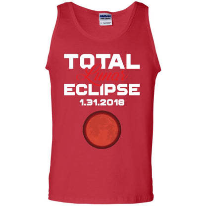 Eclipse January 31st 2018 Total Lunar Eclipse T-shirt Blood Moon Red