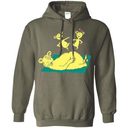 Dr. Seuss Hop On Pop Book Lover T-shirt Military Green