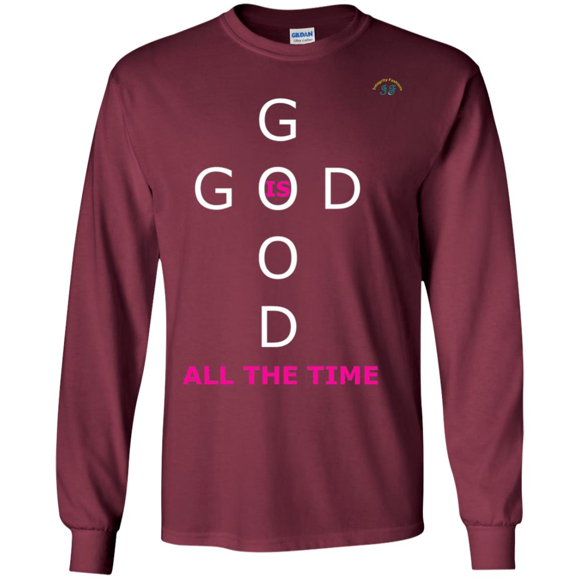 God Is Good All The Time Premium T-shirt Maroon