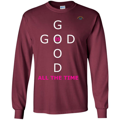 God Is Good All The Time Premium T-shirt Maroon