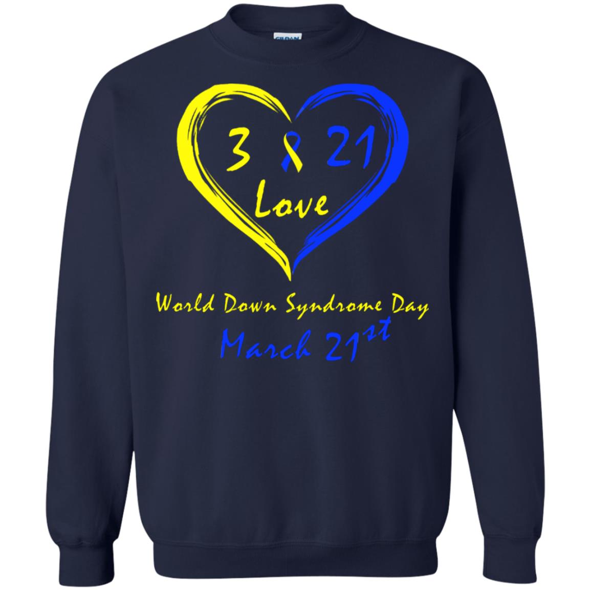 World Down Syndrome Day 21st March Shirt Navy
