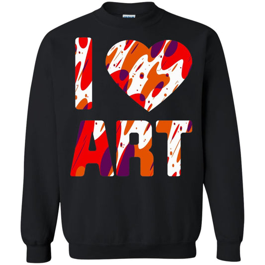 Artist T-shirt I Love Art Black