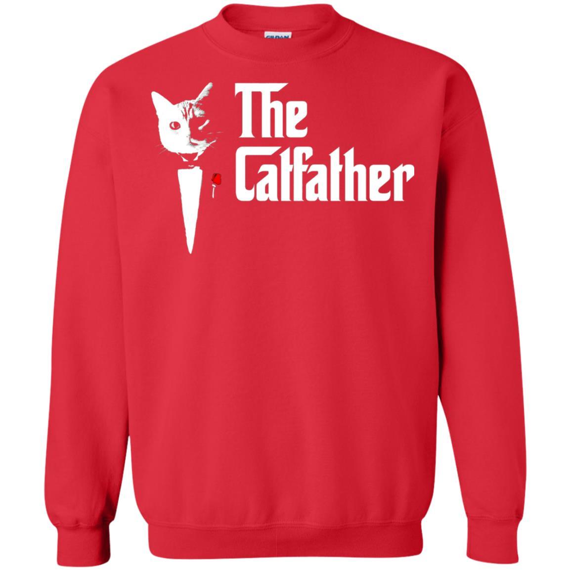 Daddy T-shirt The Catfather Red