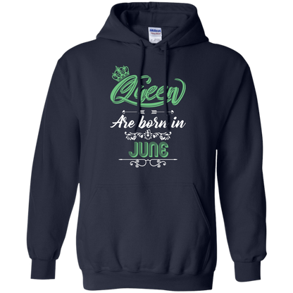 Brithday T-Shirt Queen Are Born In June Navy