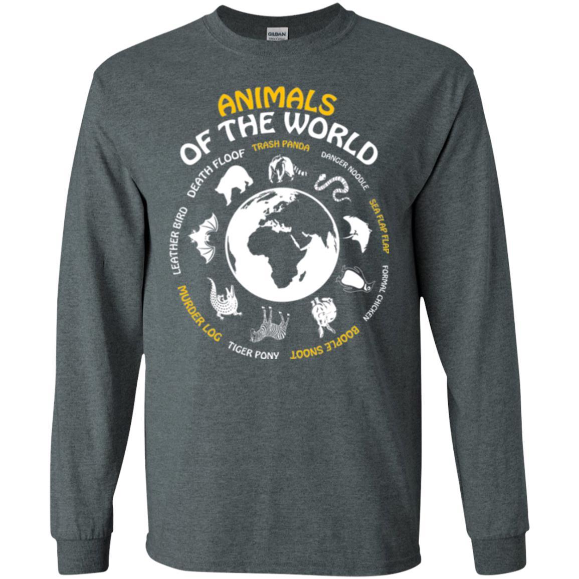 Rare Animals Of The World T-shirt Dark Heather