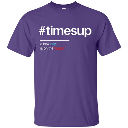 Women_s Right T-shirt Hash Tag Times Up Purple