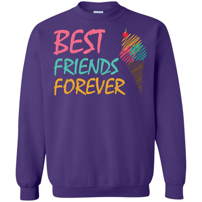 Best Friends Forever Ice Cream Lover T-shirt Purple