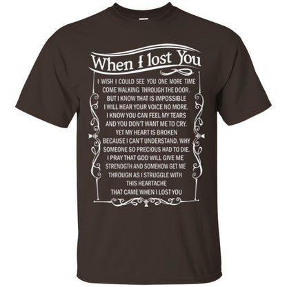 When I Lost You I Wish I Could See You More Time Dark Chocolate