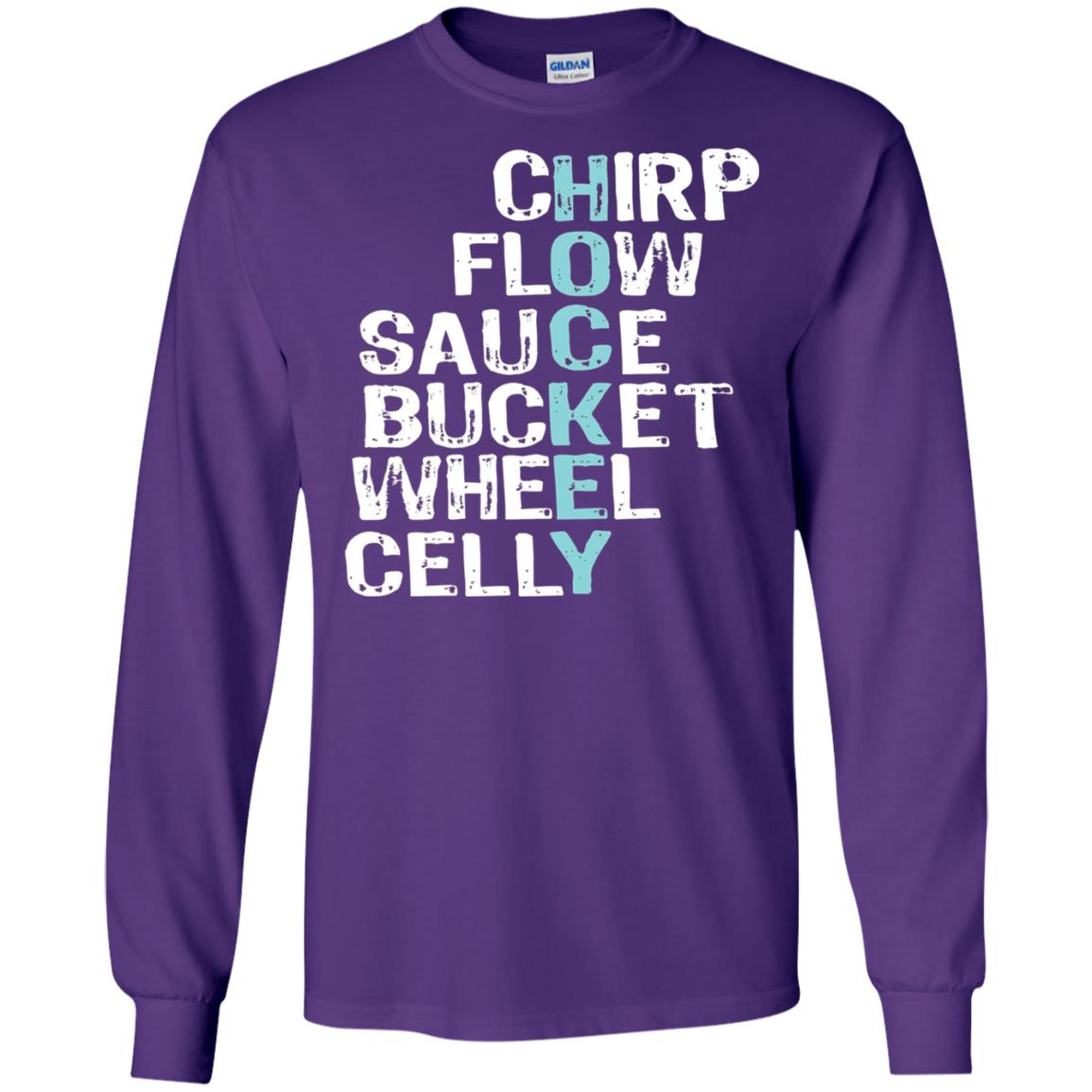 Eat Sleep Hockey Flow Celly Sauce Bucket Flow Wheel Shirt Purple