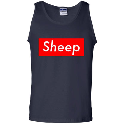 Sheep Box Logo Hype T-shirt Navy
