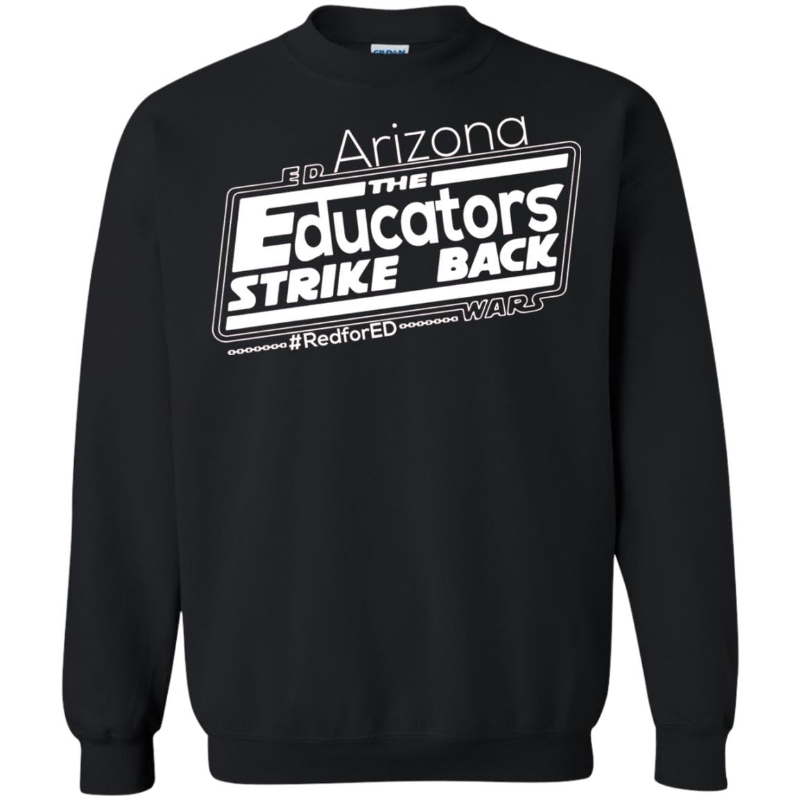 Arizona Teacher Tshirt Red For Ed Arizona The Educators Strike Back Black